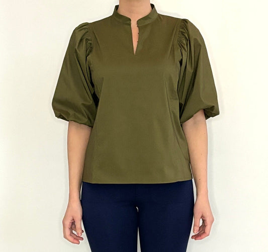 Perry Blouse-Olive