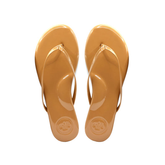 Solei Sea Thin Strap Sandal-Patent Desert