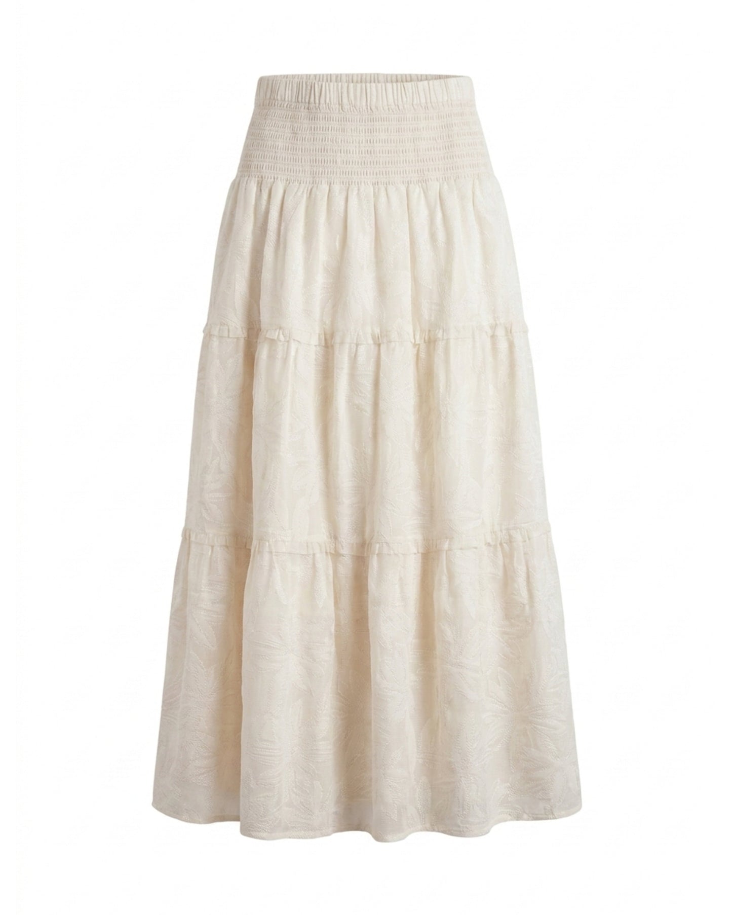 Kylie Midi Skirt-Ivory