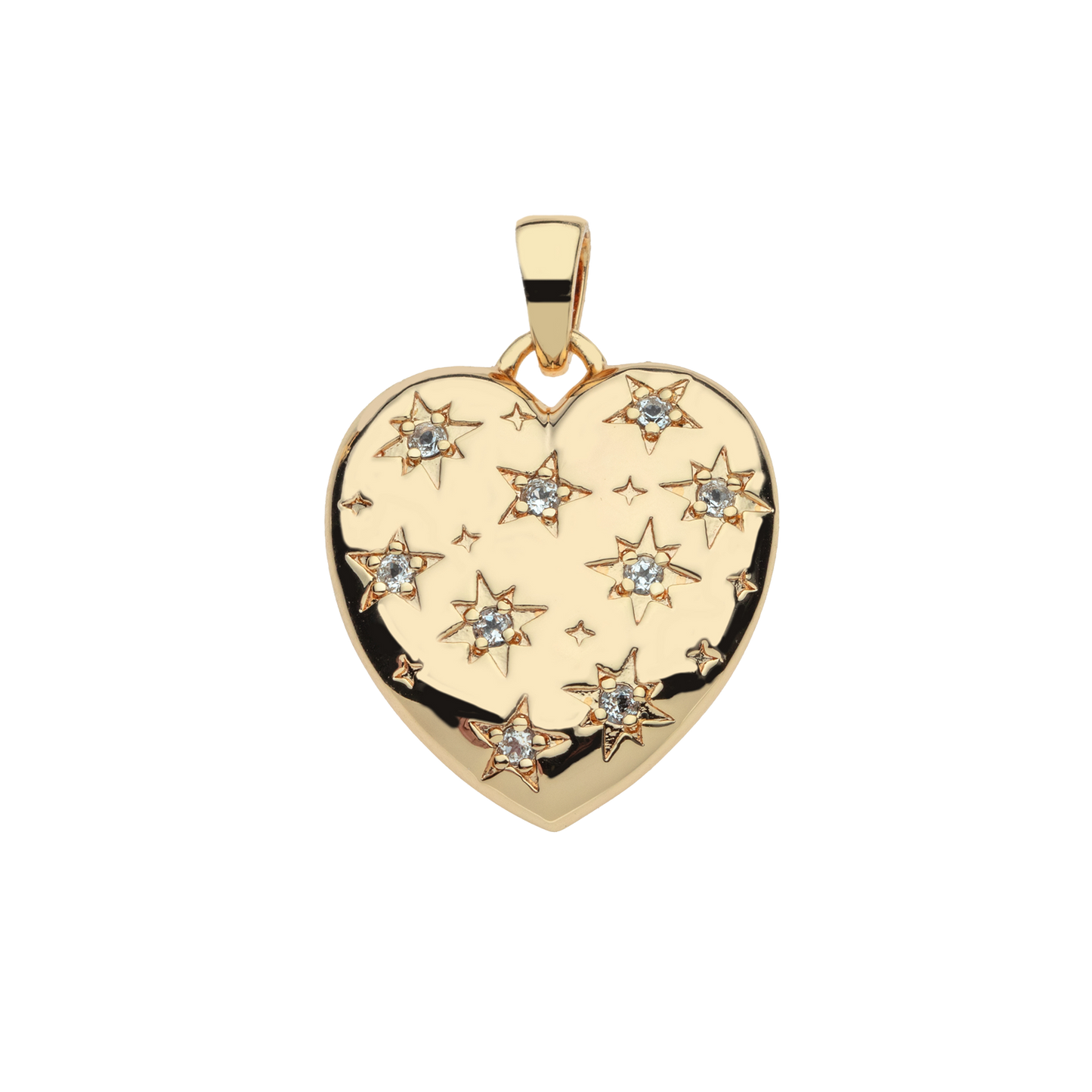 LOVE Set in the Stars Pendant on 16-18" Classic Rolo Chain