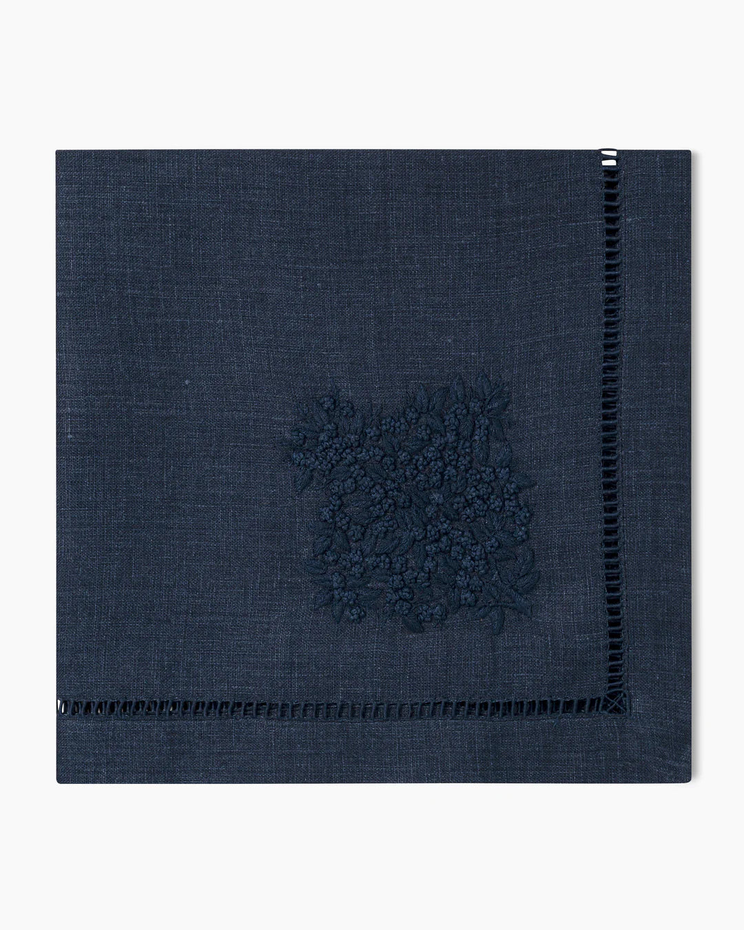 Jardin Monochrome Dinner Napkin - Navy on Navy - Set of Four