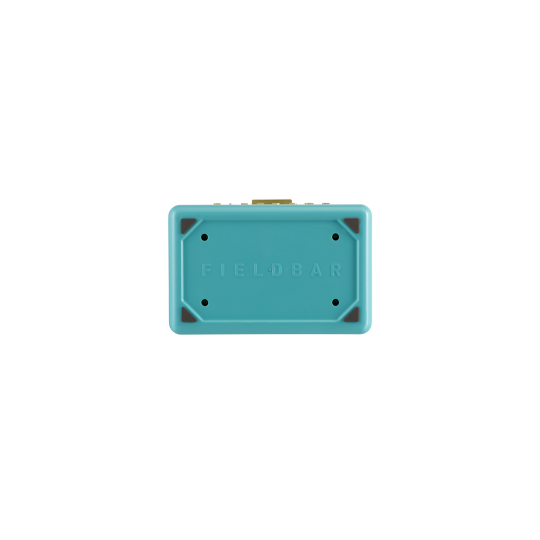 Drinks Box in Bazaruto Blue with Leather Sling