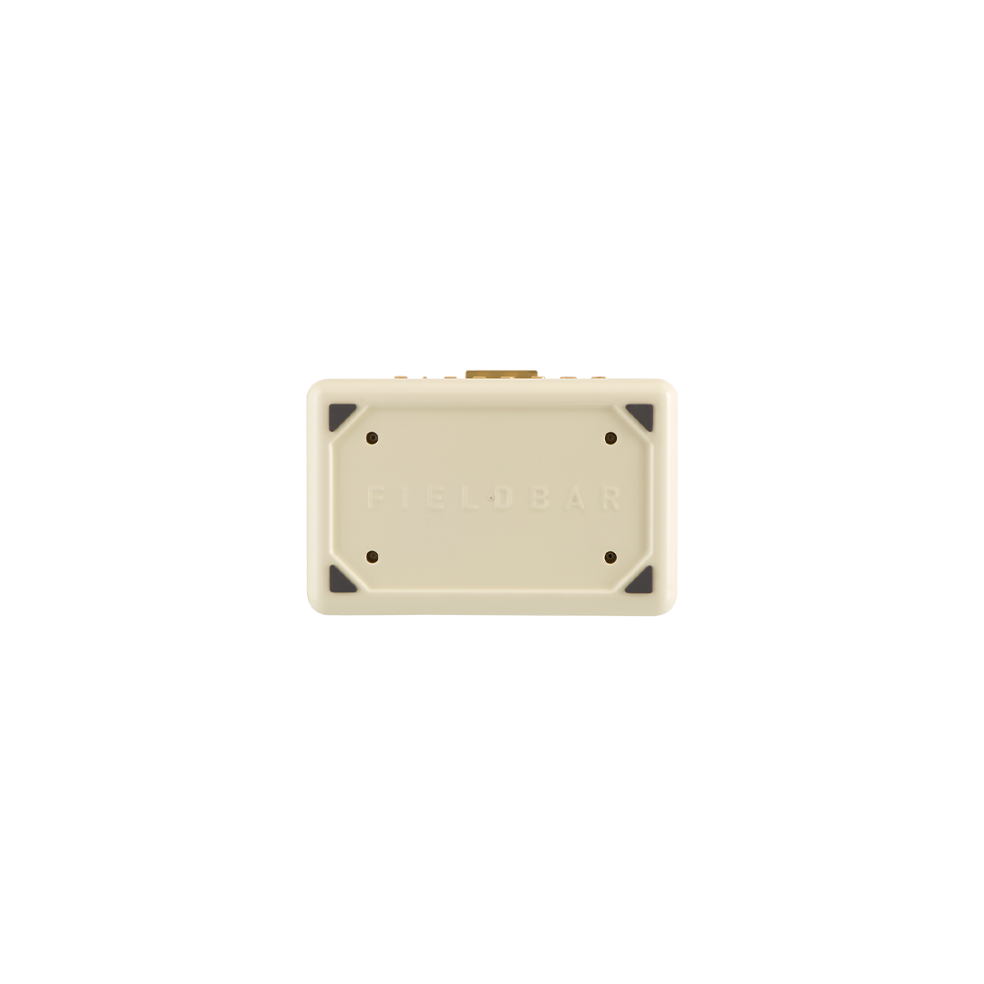 Drinks Box in Safari White with Leather Sling
