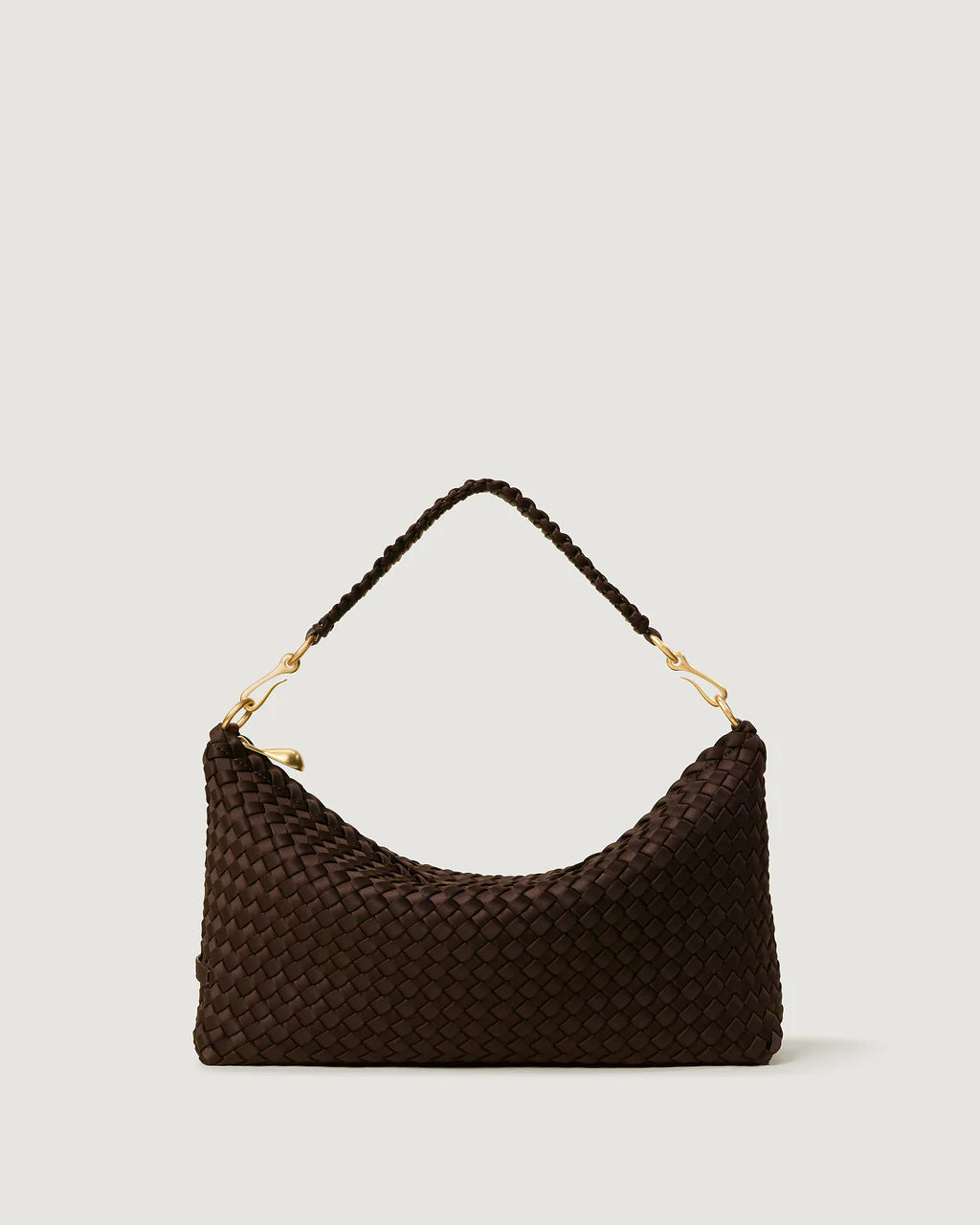 Porto Small Half-Moon Bag in Chocolate