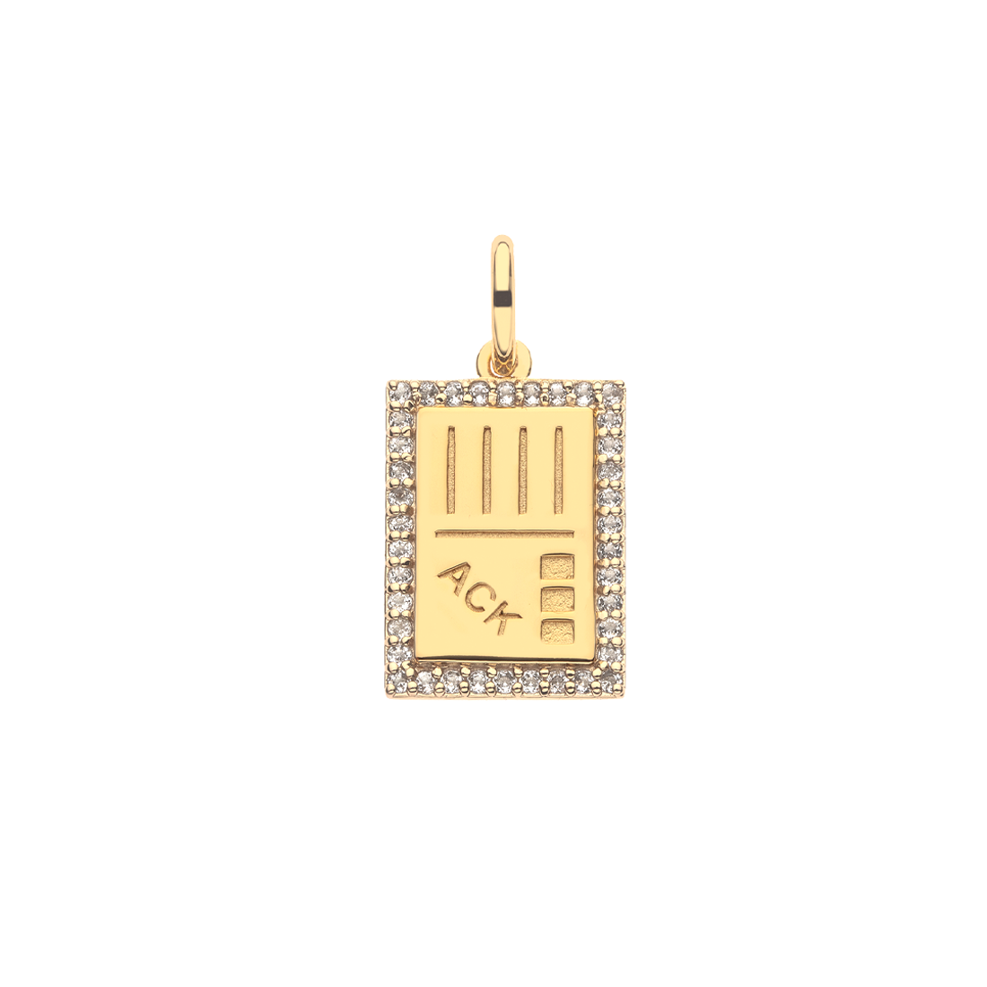 ACK Carte Postale Charm Necklace