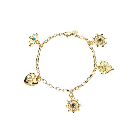 PROTECT Evil Eye Charm Bracelet