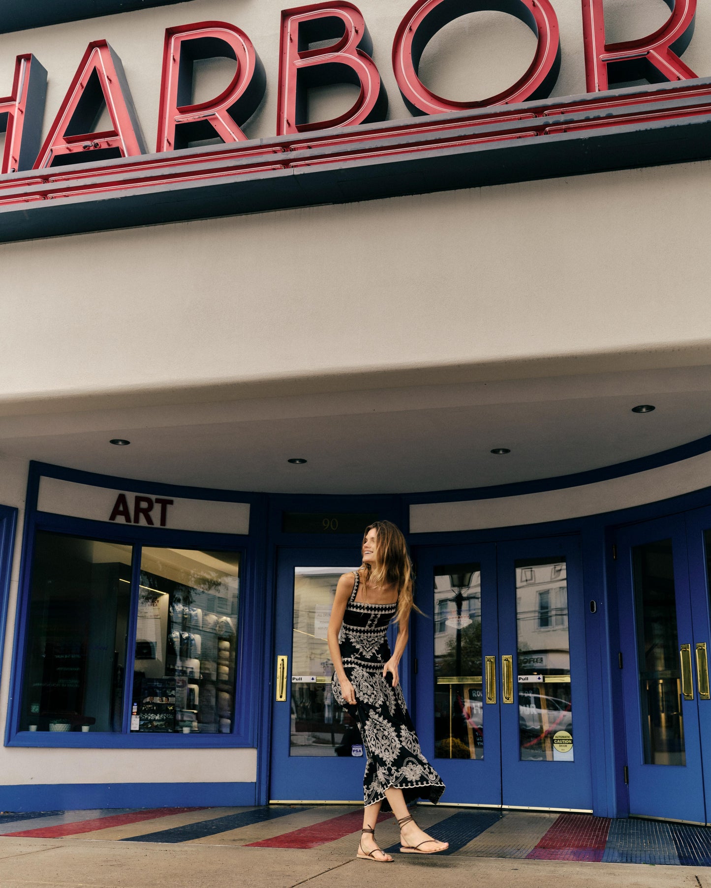 Adair Midi Dress-Noir