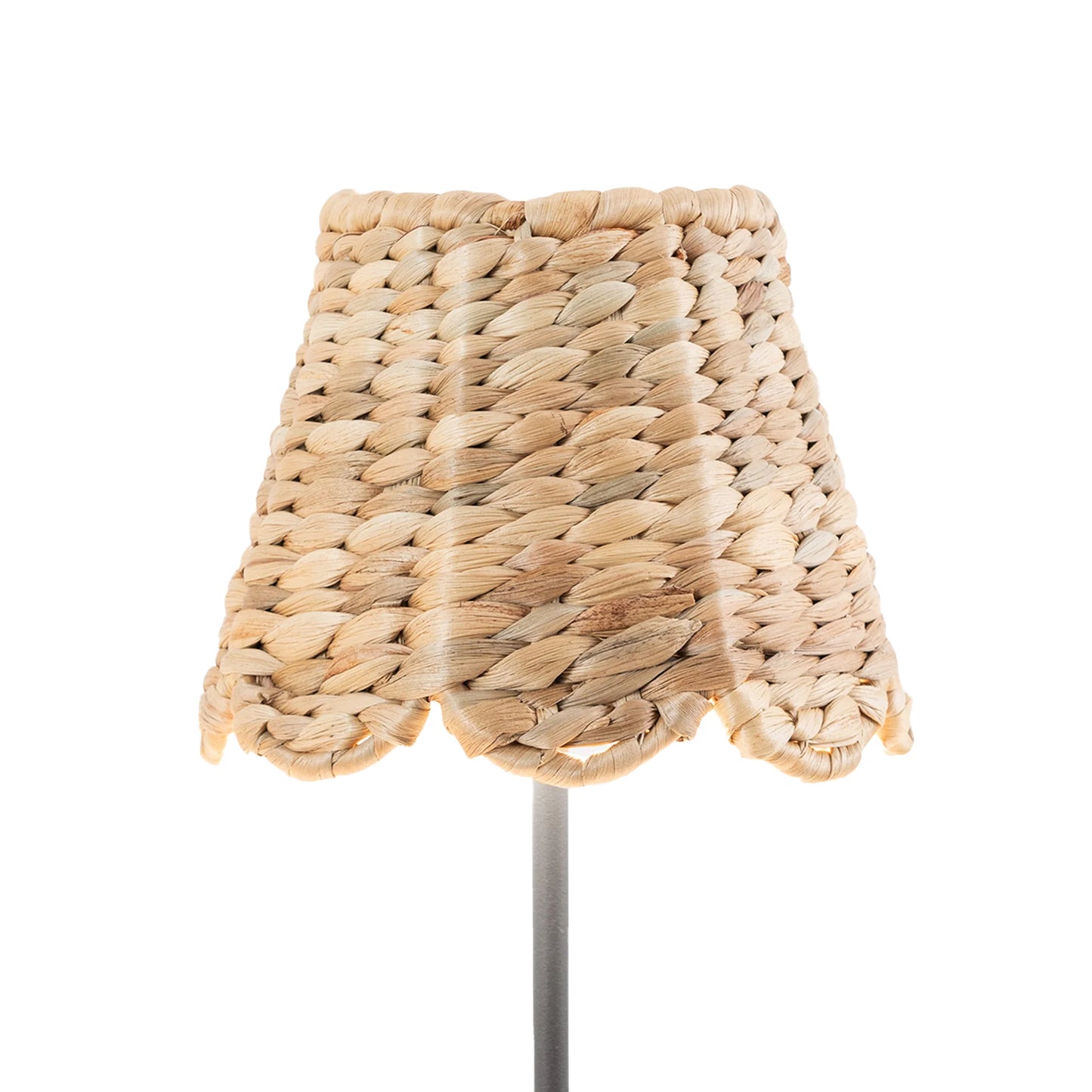 Scalloped Water Hyacinth Woven Lampshade By Zafferano x Maison Maison