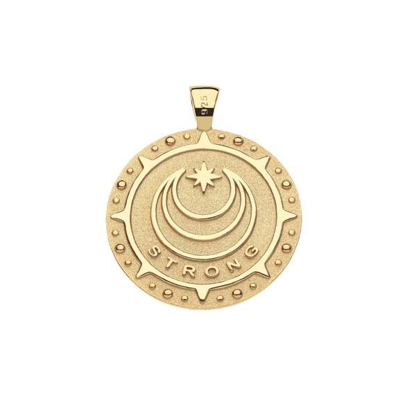 STRONG Under the Sun Pendant - 16-18" Drawn Link Chain