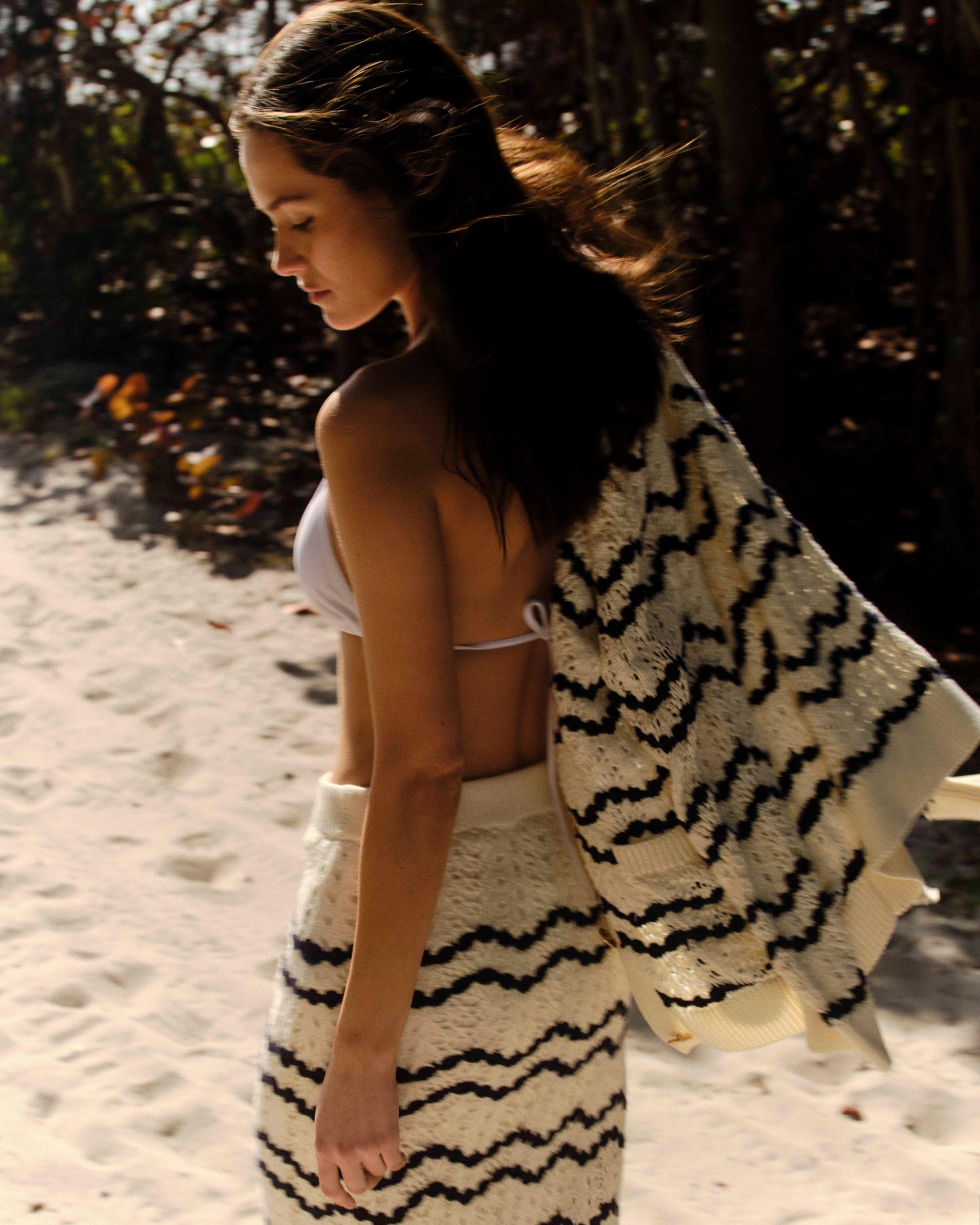 SU26 Hadwen Cardigan-Beach Wave Stripe-Natural