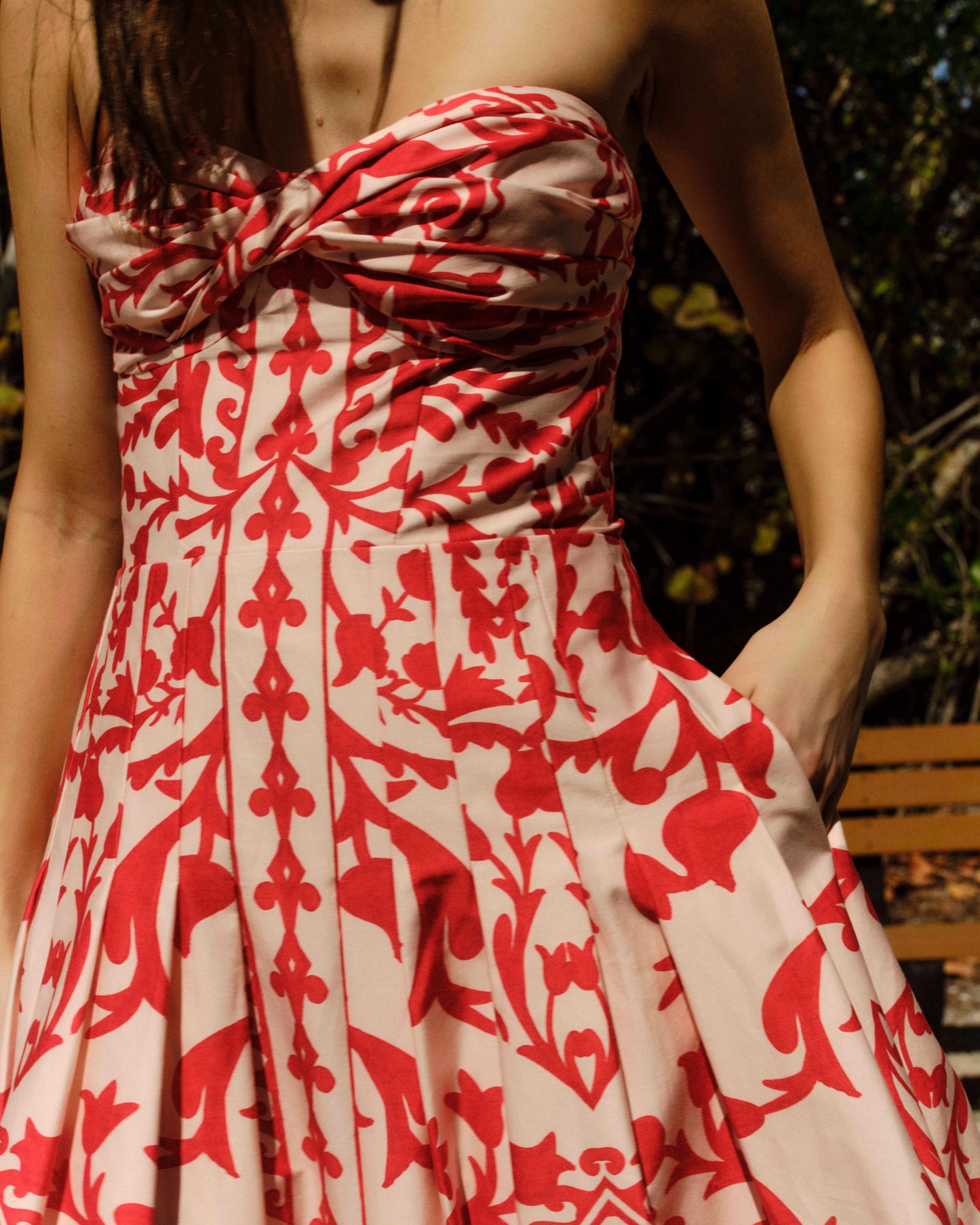 Ingrid Dress-Faraway Print-Poppy
