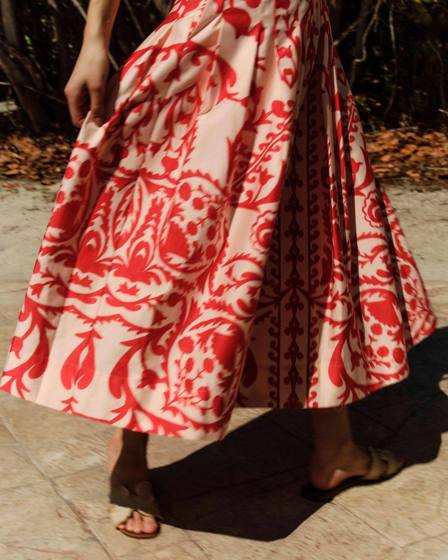 Ingrid Dress-Faraway Print-Poppy