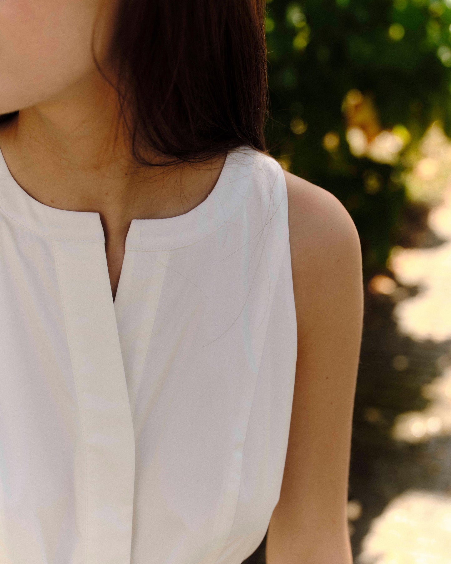Hadley Romper-Bright White