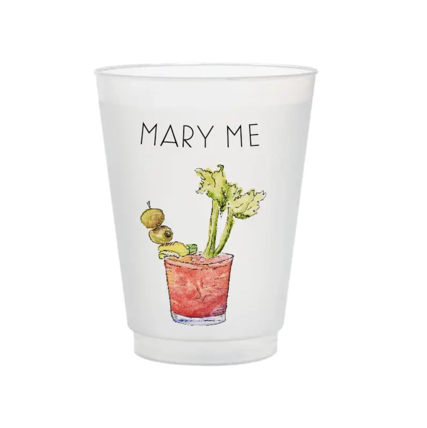 Mary Me Bloody Mary Reusable Cups - Set of 6 – Centre Pointe