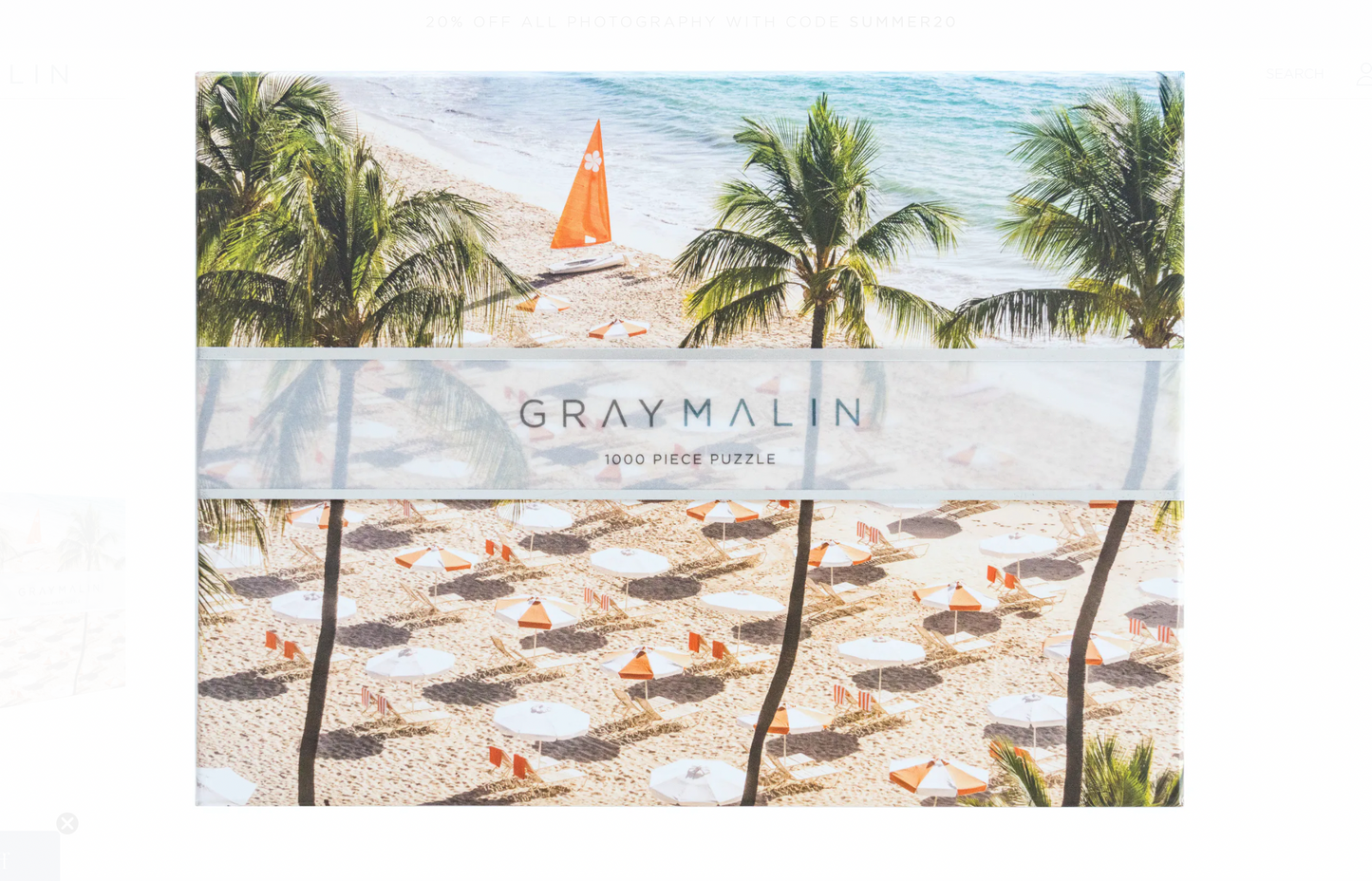Gray Malin The Beach Club 1000pc Puzzle