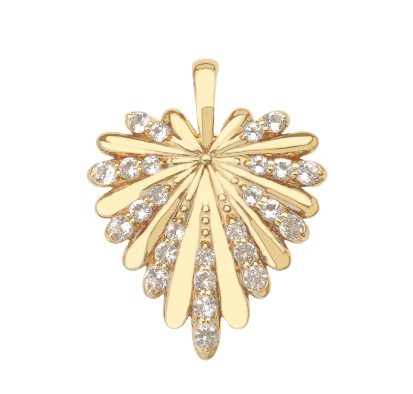 LOVE Petite Embellished Full-Heart Pendant