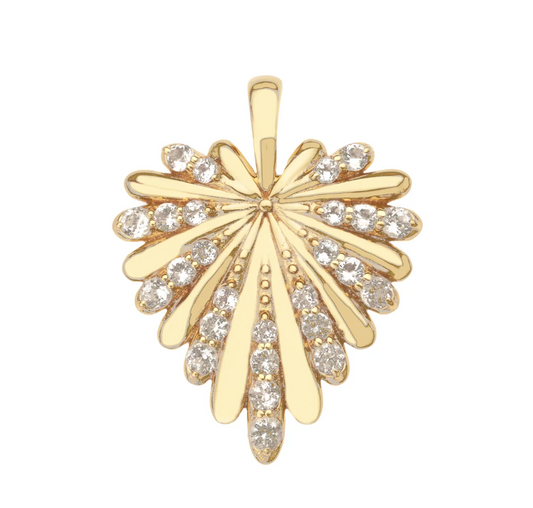 LOVE Petite Embellished Full-Heart Pendant