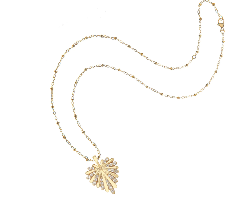 LOVE Petite Embellished Full-Heart Pendant