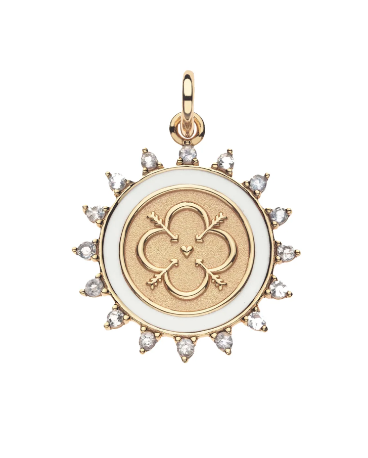 LOVE Petite Embellished Coin