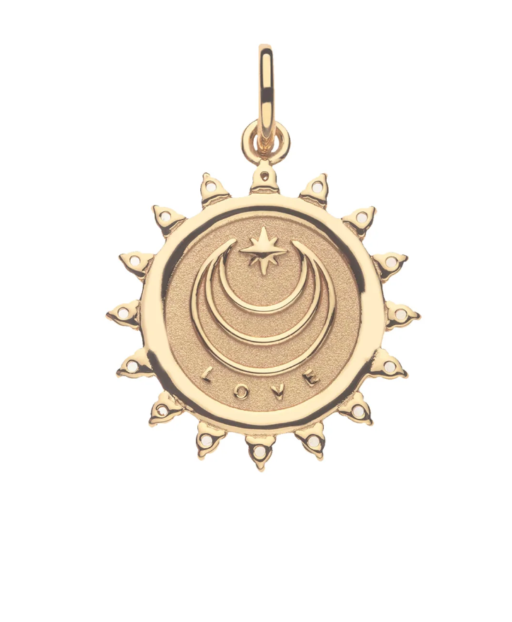 LOVE Petite Embellished Coin