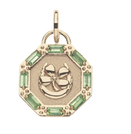 LUCKY Petite Embellished Coin