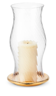 Mila Small Hurricane, Clear/Gold