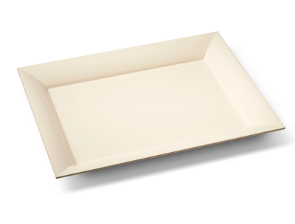 AERIN & Gracie Lacquer Large Serving Tray- Cream