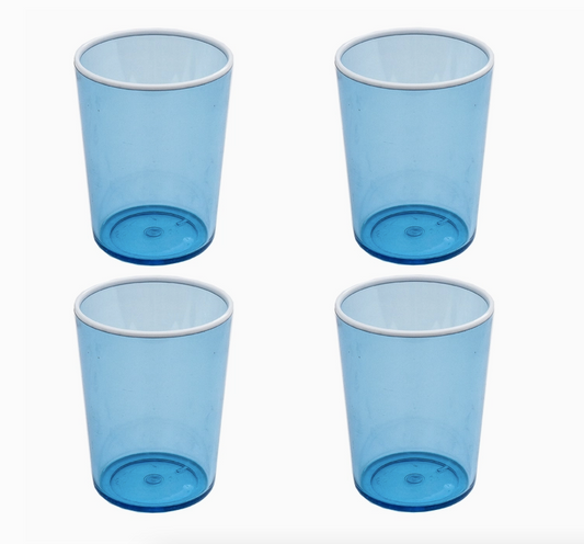 Contrast Blue Tumbler - Set of 2
