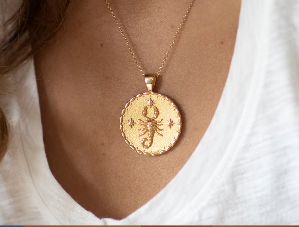 SCORPIO JW Zodiac Pendant Necklace