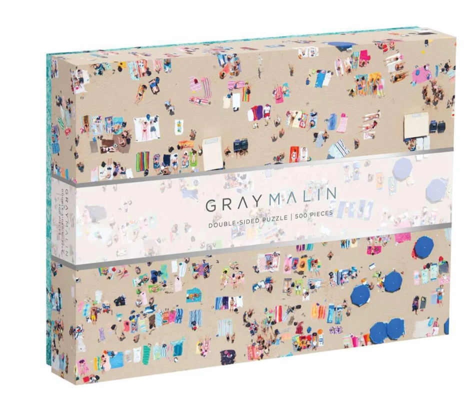 Gray Malin The Beach Double-Sided 500 Piece Jigsaw Puzzle