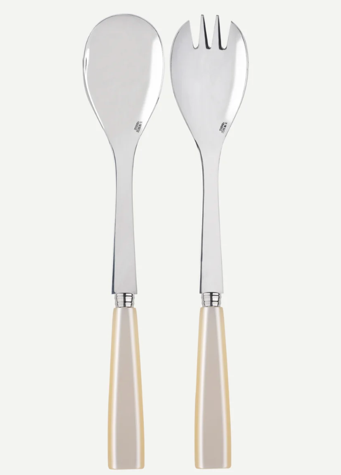 Icone Salad Servers - Set/2 Pearl