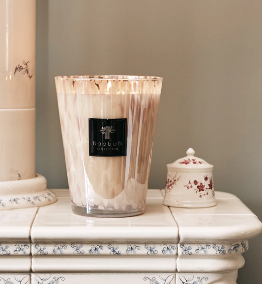 White Pearls Candle