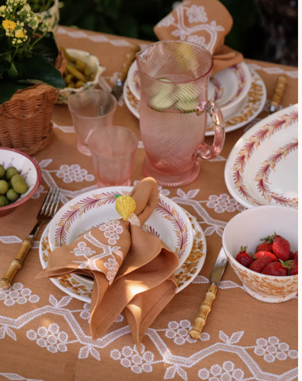 Lemon Napkin Rings - Set of 4