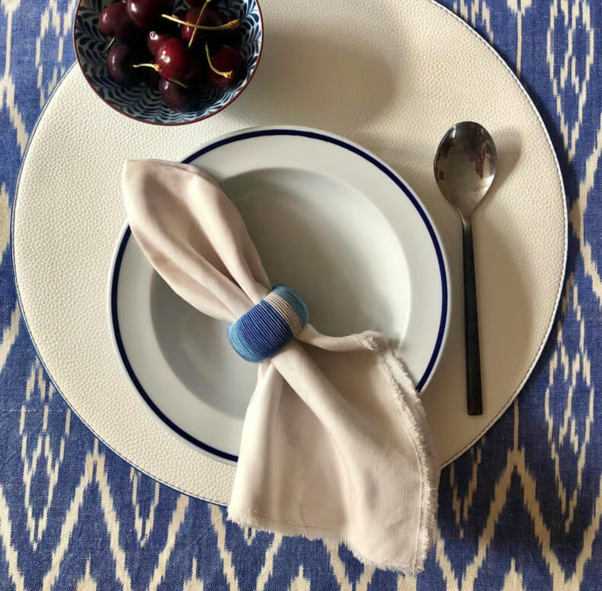 Summer Blue Reversible Placemats