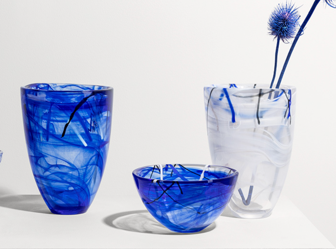 Contrast Blue Bowl