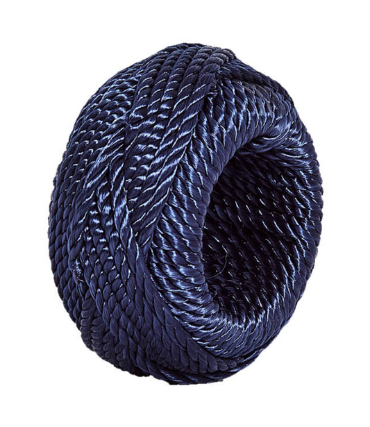 Navy Rope Napkin Rings, Set of 2