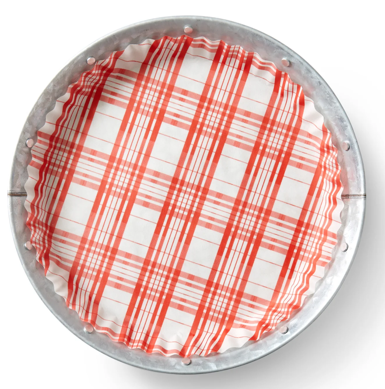 Red Plaid Performance Plate Liners