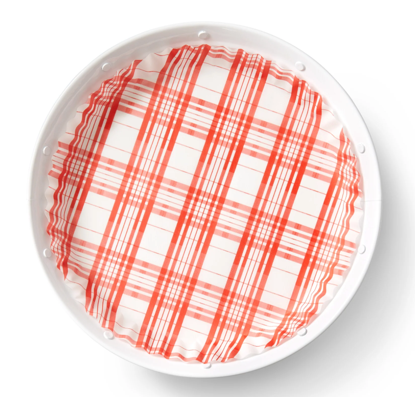 Red Plaid Performance Plate Liners