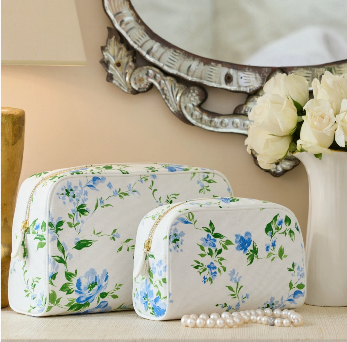 Large Beauty Bag - D. Porthault for Aerin
