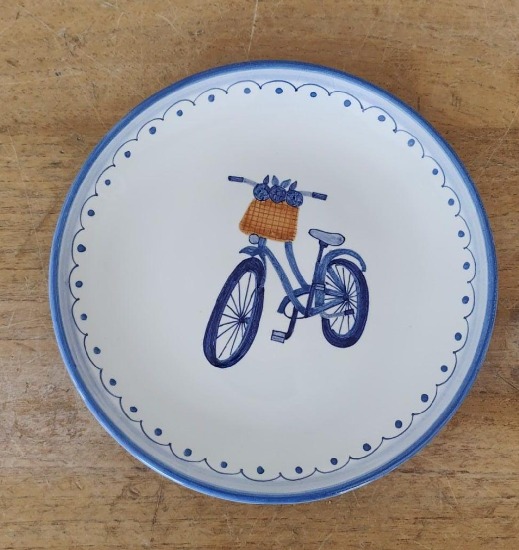 Bicycle with Basket Plate