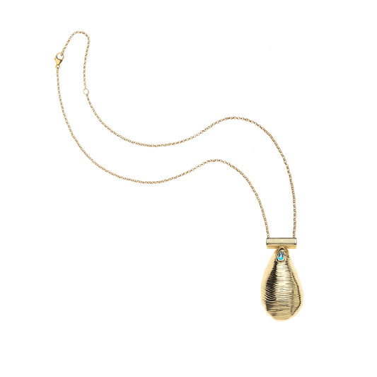 STRONG Along the Shore Pendant on 16-18" Classic Rolo Chain