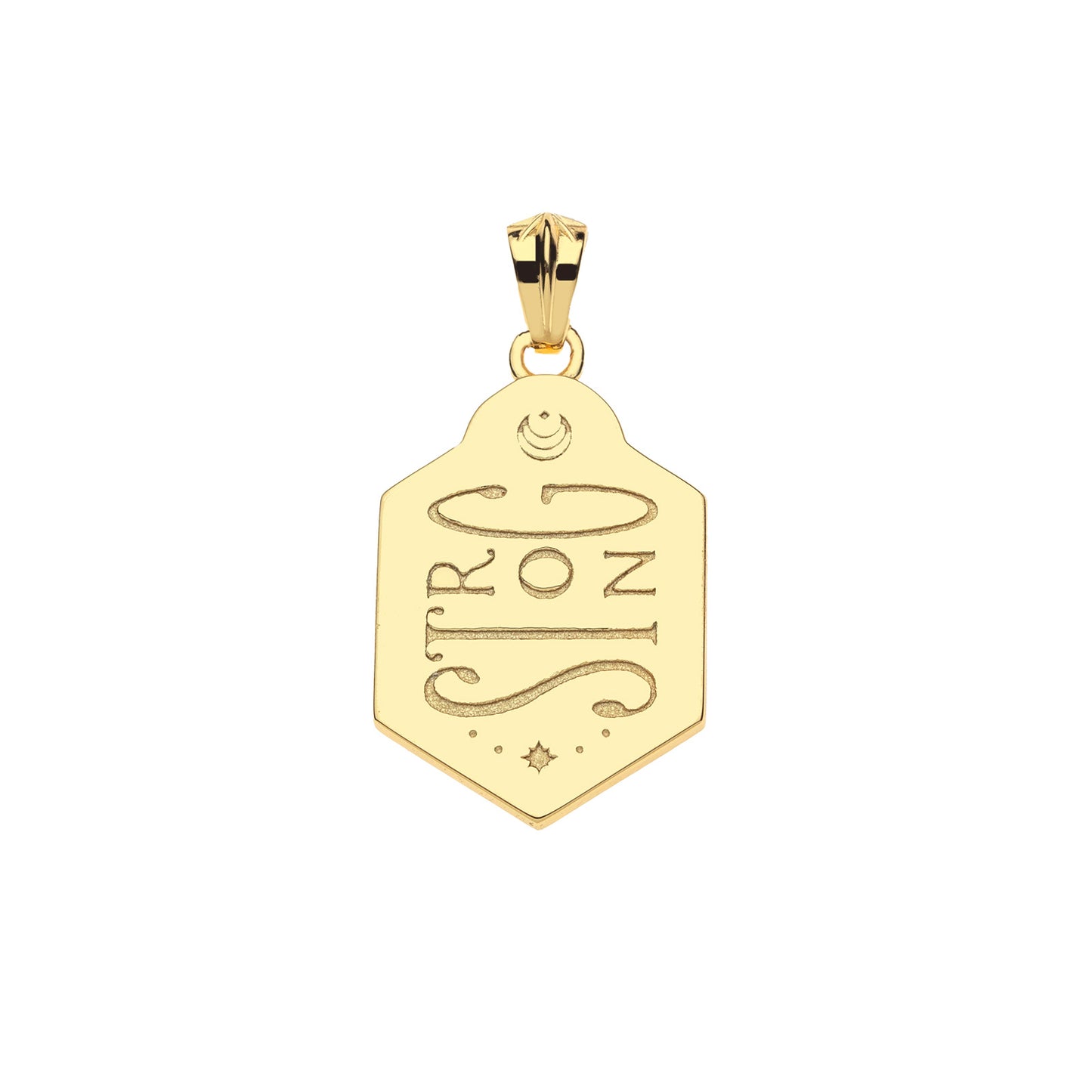 STRONG Shield Pendant on 16-18" Classic Rolo Chain