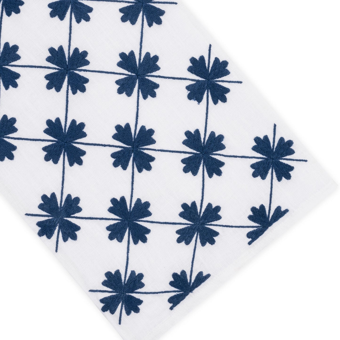 Amsterdam Tile Tip Towel in Blue