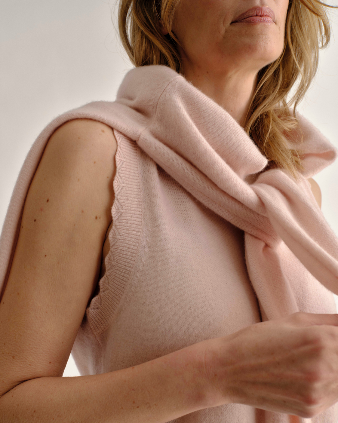Lucy Ls Cardigan-Shell Pink