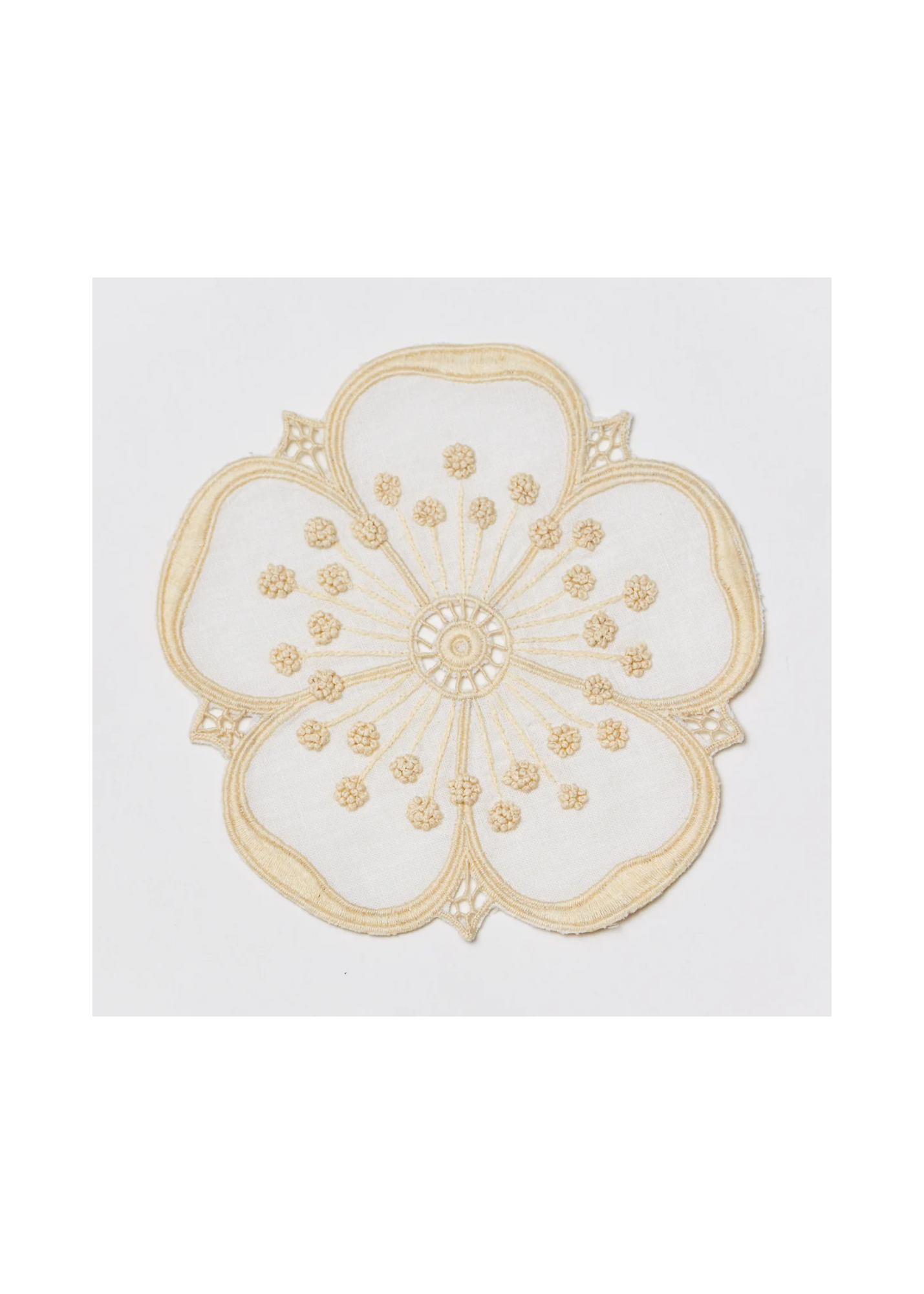 Petal Coasters Cream