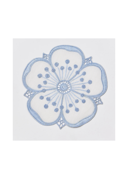 Blue Petal Coasters