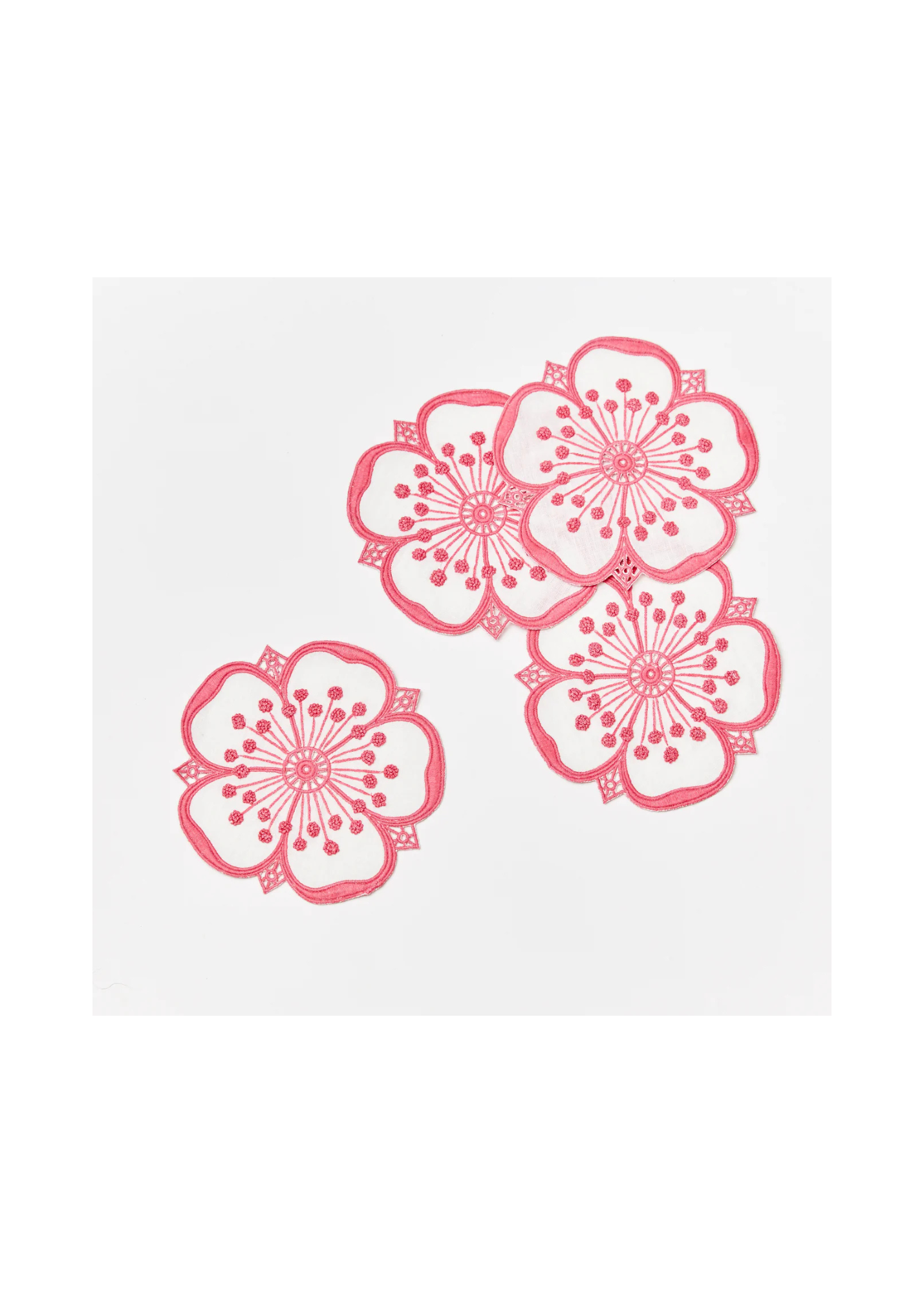 Hot Pink Petal Coasters