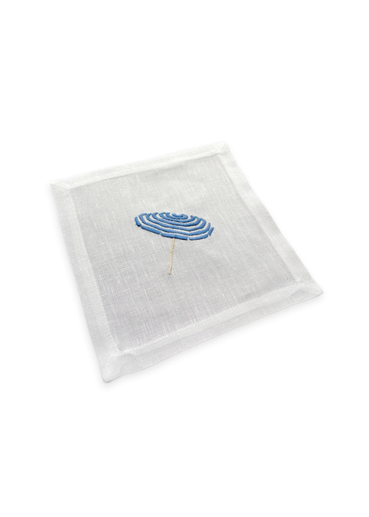 Blue Beach Umbrella Coasters