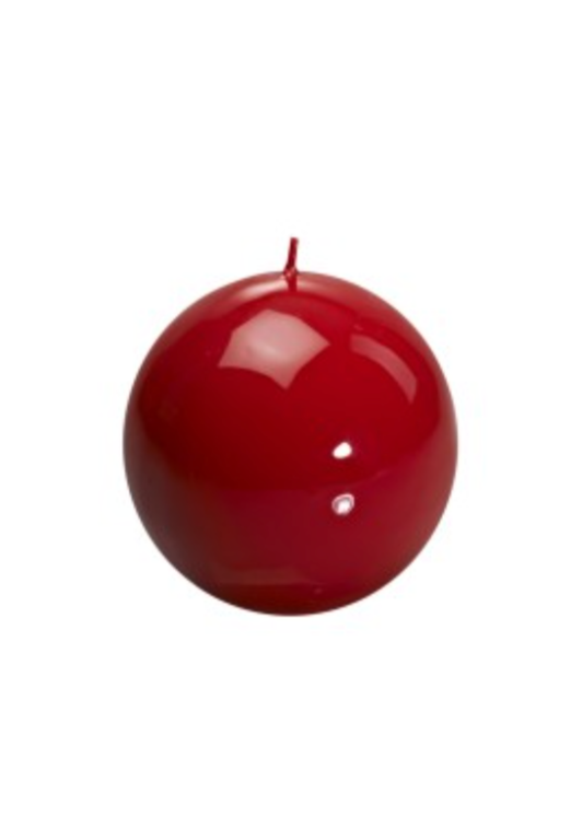 Meloria Ball Candle - Rosso