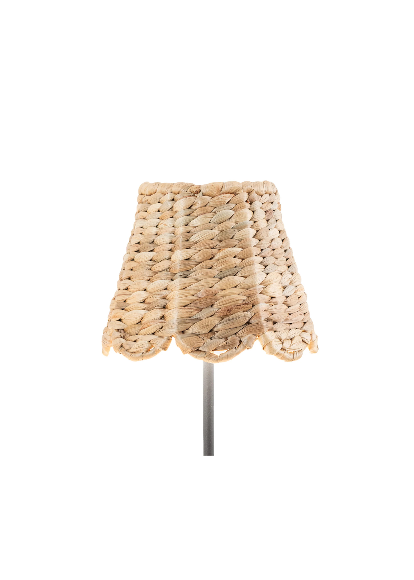Scalloped Water Hyacinth Woven Lampshade By Zafferano x Maison Maison